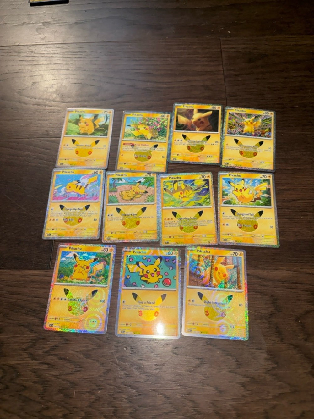 11/30 Pikachu Holo 30th Celebration Cards